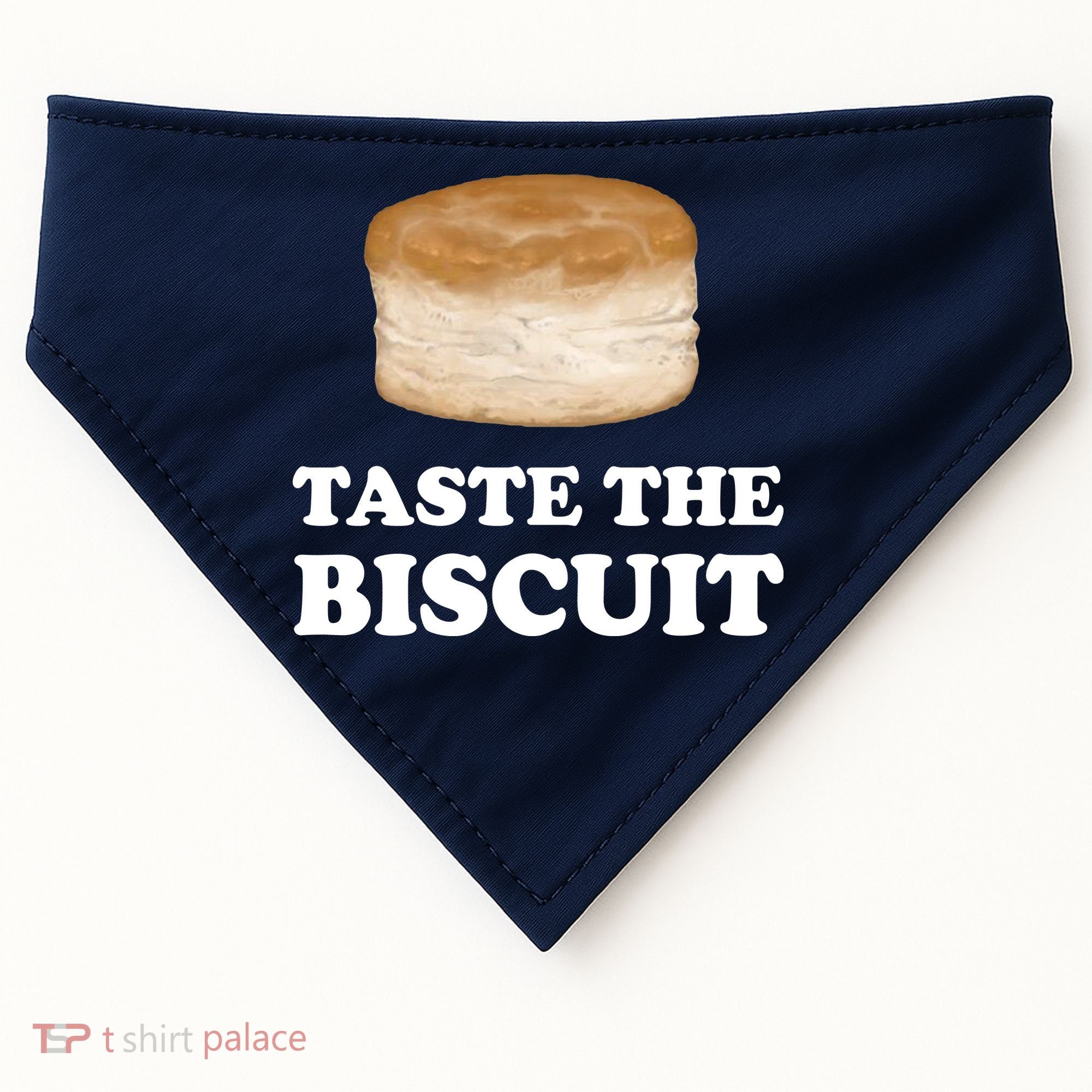 Taste The Biscuit Funny Meme USA-Made Doggie Bandana