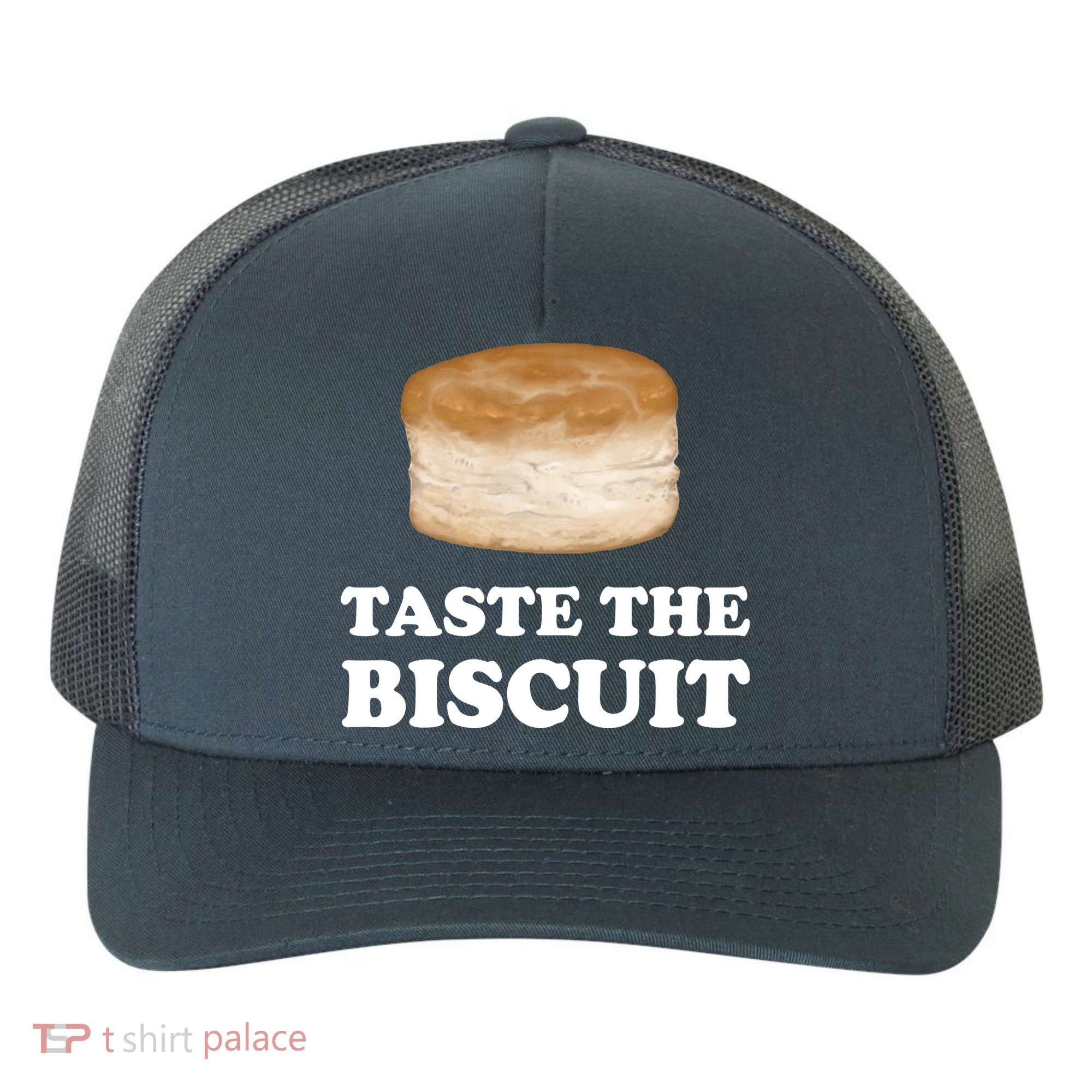 Taste The Biscuit Funny Meme Yupoong Adult 5-Panel Trucker Hat