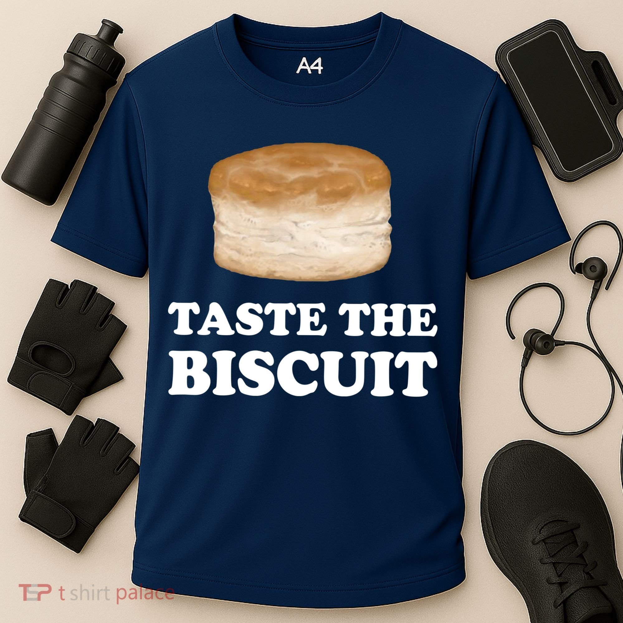 Taste The Biscuit Funny Meme Cooling Performance Crew T-Shirt