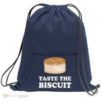 Taste The Biscuit Funny Meme Sweatshirt Cinch Pack Bag thumb 0