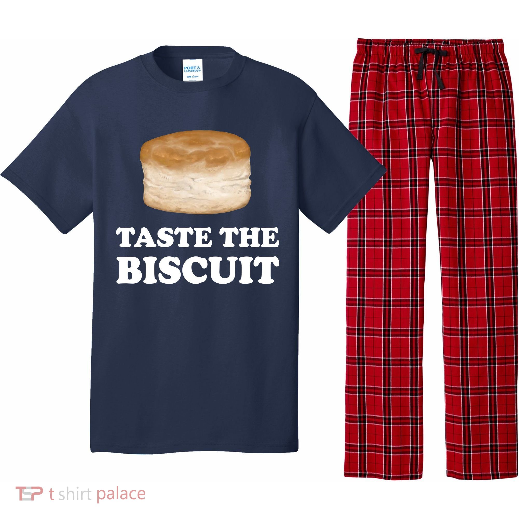 Taste The Biscuit Funny Meme Pajama Set