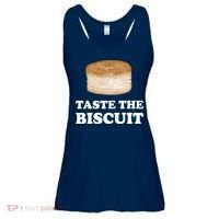 Taste The Biscuit Funny Meme Ladies Essential Flowy Tank thumb 0