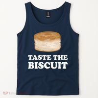 Taste The Biscuit Funny Meme Tank Top thumb 2