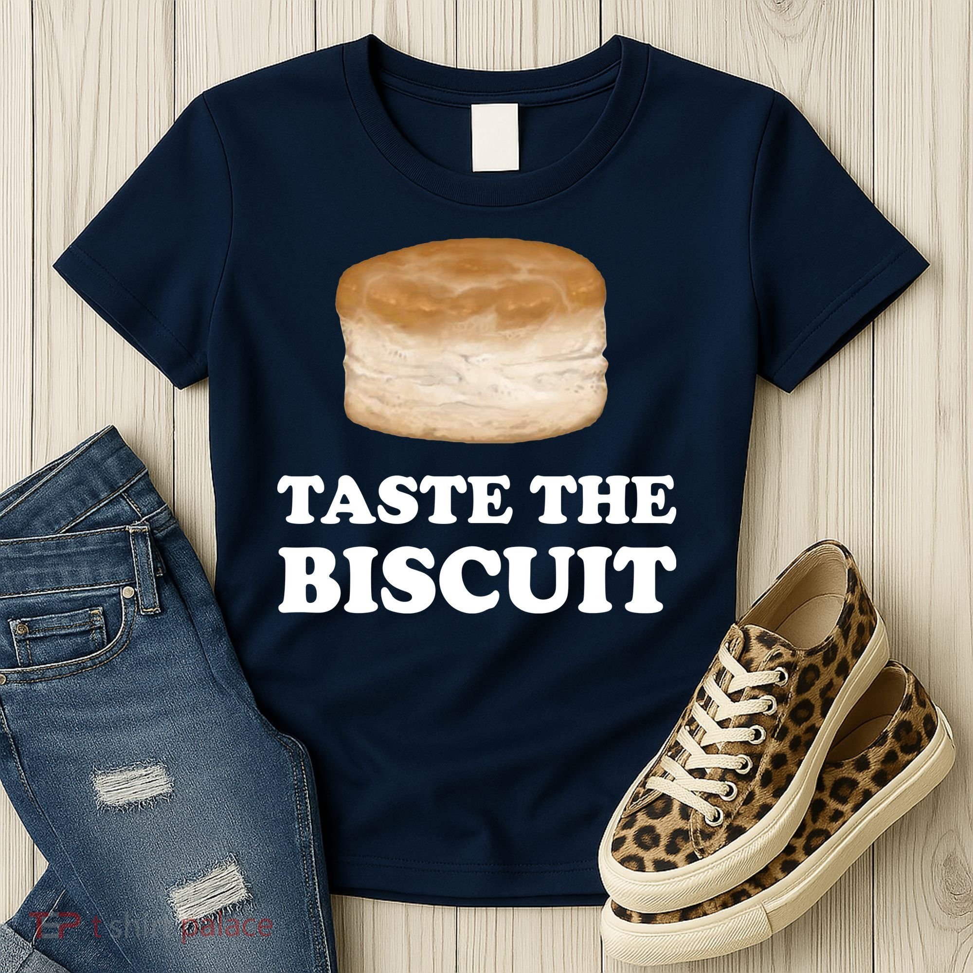 Taste The Biscuit Funny Meme Women's T-Shirt