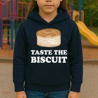 Taste The Biscuit Funny Meme Kids Hoodie thumb 3