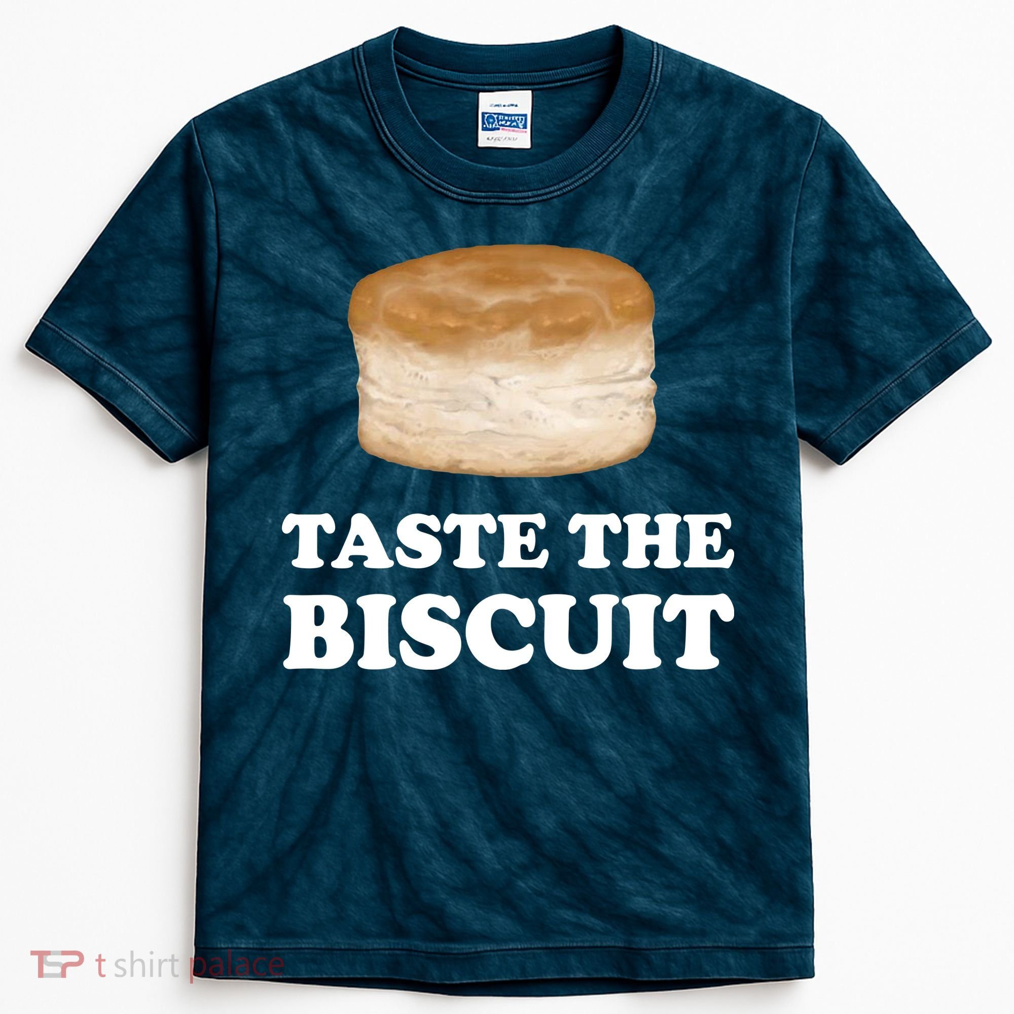 Taste The Biscuit Funny Meme Kids Tie-Dye T-Shirt