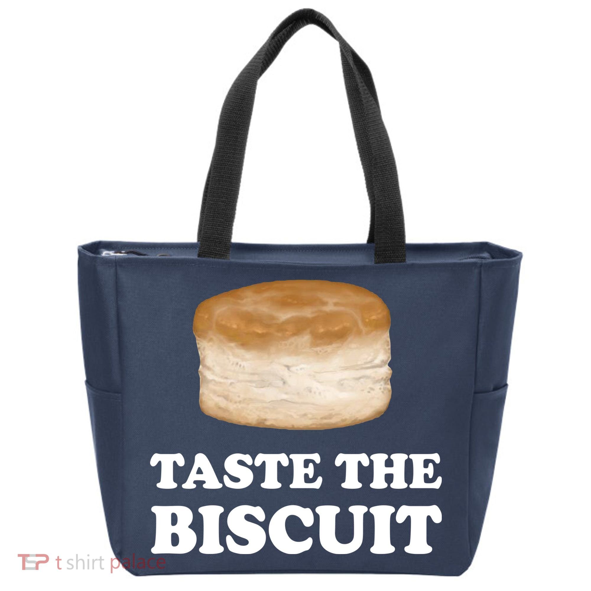 Taste The Biscuit Funny Meme Tote Bag
