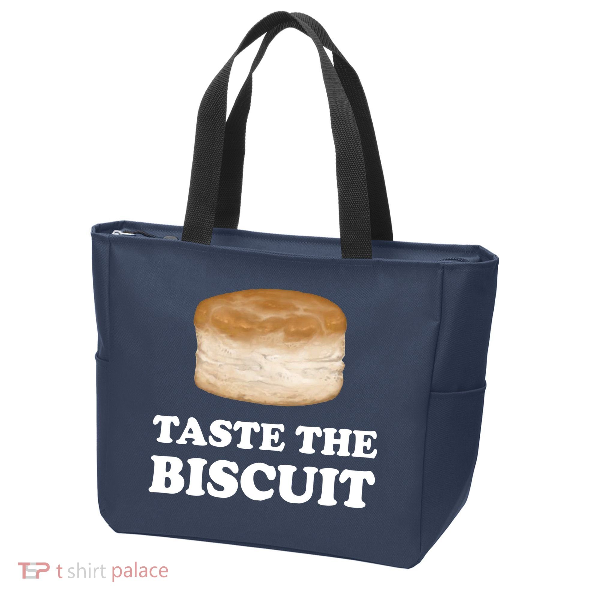 Taste The Biscuit Funny Meme Tote Bag