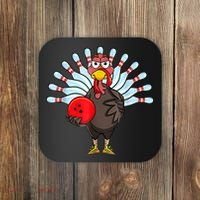 Thanksgiving Turkey Bowling Pin Matching Team Coaster thumb 0