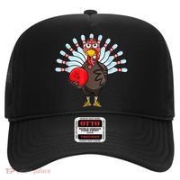 Thanksgiving Turkey Bowling Pin Matching Team Hat thumb 0