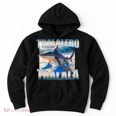 Tralalero Tralala Bootleg Brainrot Italian Brainrot Meme  Hoodie