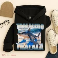 Tralalero Tralala Bootleg Brainrot Italian Brainrot Meme  Hoodie thumb 4