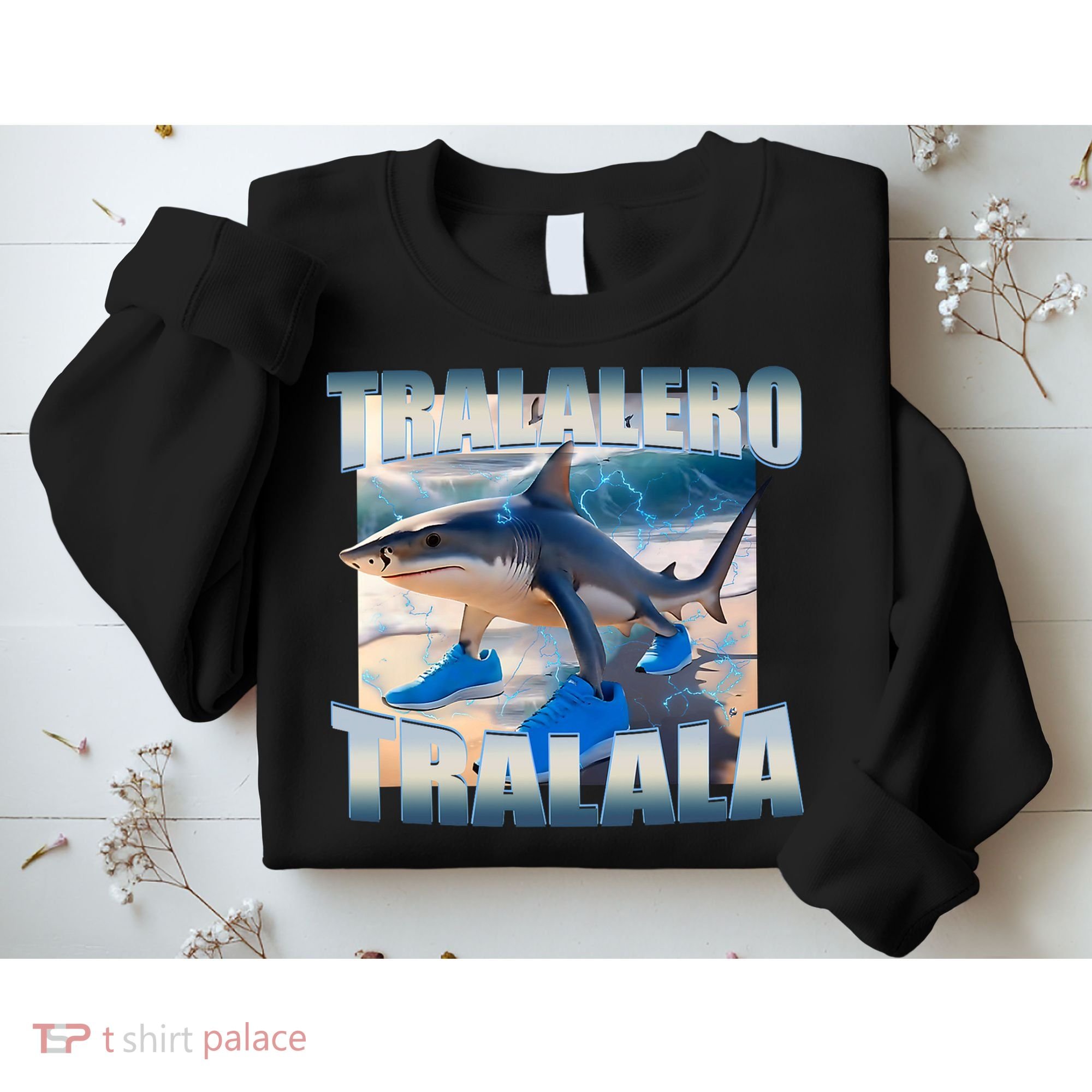 Tralalero Tralala Bootleg Brainrot Italian Brainrot Meme  Sweatshirt