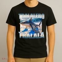 Tralalero Tralala Bootleg Brainrot Italian Brainrot Meme  T-Shirt thumb 3
