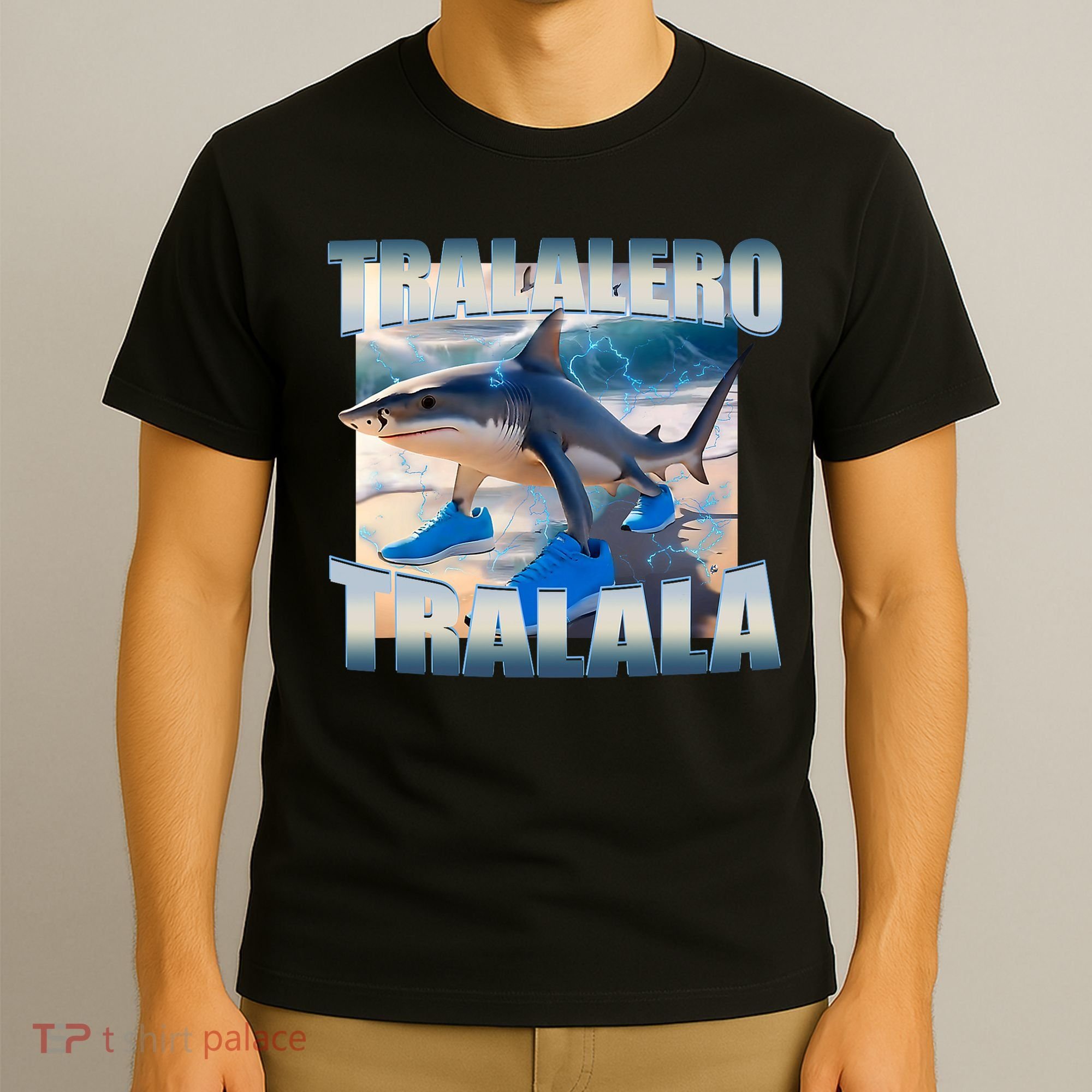 Tralalero Tralala Bootleg Brainrot Italian Brainrot Meme  T-Shirt