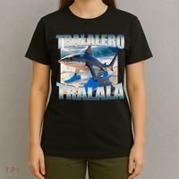 Tralalero Tralala Bootleg Brainrot Italian Brainrot Meme  T-Shirt thumb 4