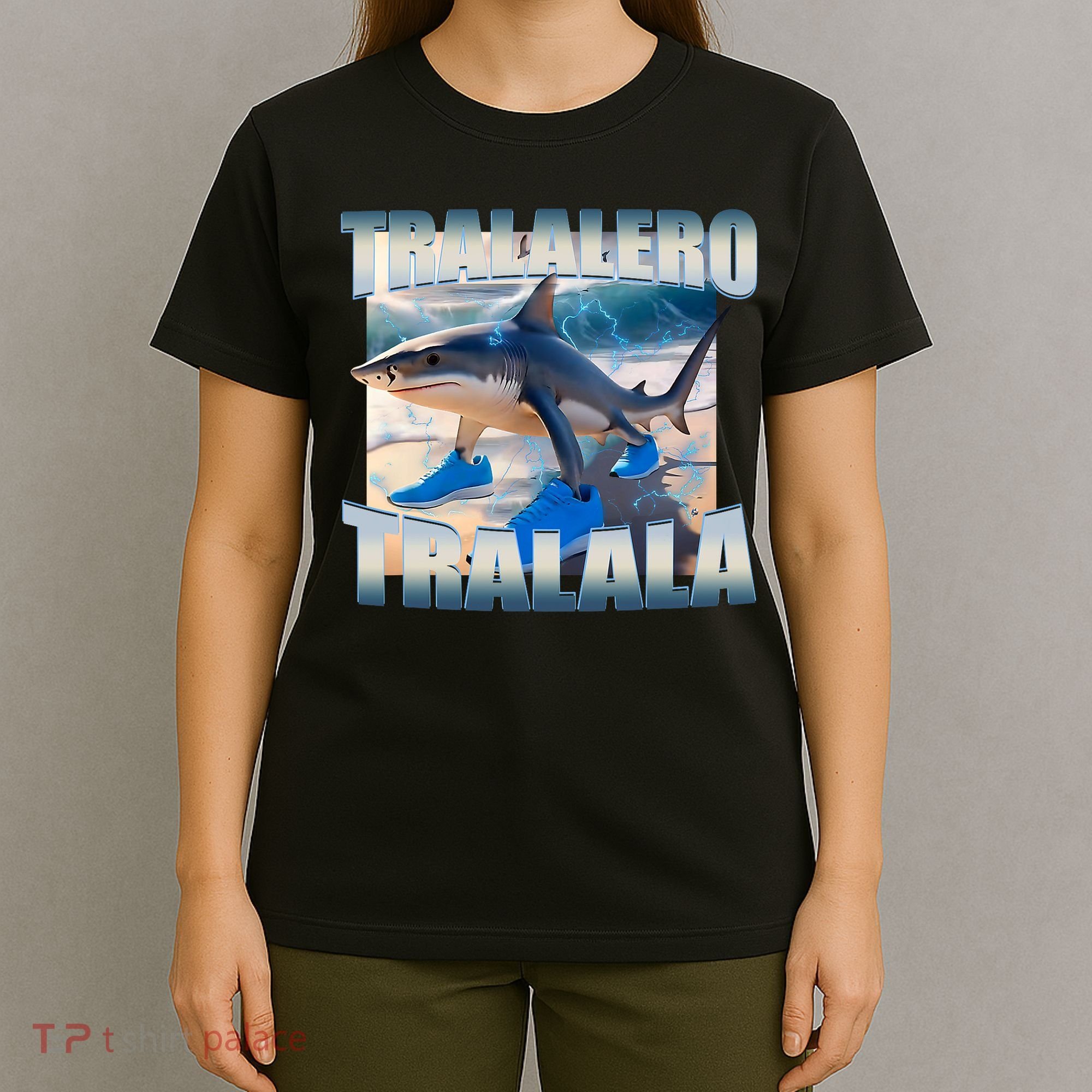 Tralalero Tralala Bootleg Brainrot Italian Brainrot Meme  T-Shirt