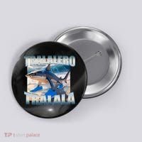 Tralalero Tralala Bootleg Brainrot Italian Brainrot Meme  Button thumb 0