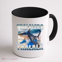Tralalero Tralala Bootleg Brainrot Italian Brainrot Meme  Coffee Mug thumb 1