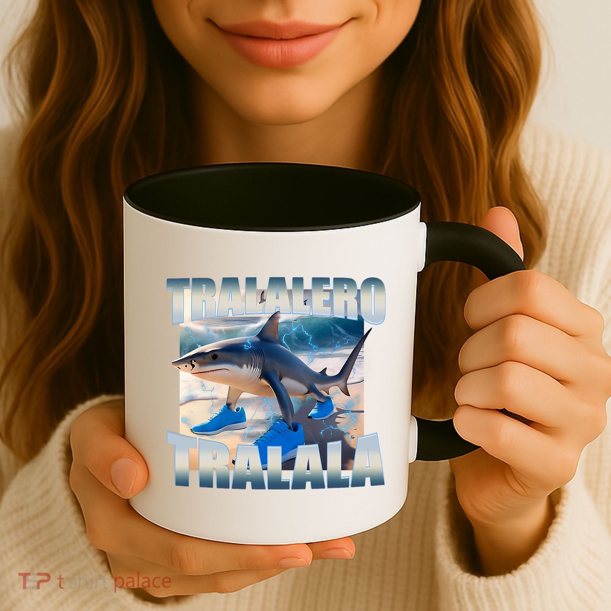 Tralalero Tralala Bootleg Brainrot Italian Brainrot Meme  Coffee Mug