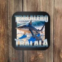 Tralalero Tralala Bootleg Brainrot Italian Brainrot Meme  Coaster thumb 0