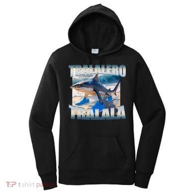 Tralalero Tralala Bootleg Brainrot Italian Brainrot Meme  Women's Hoodie
