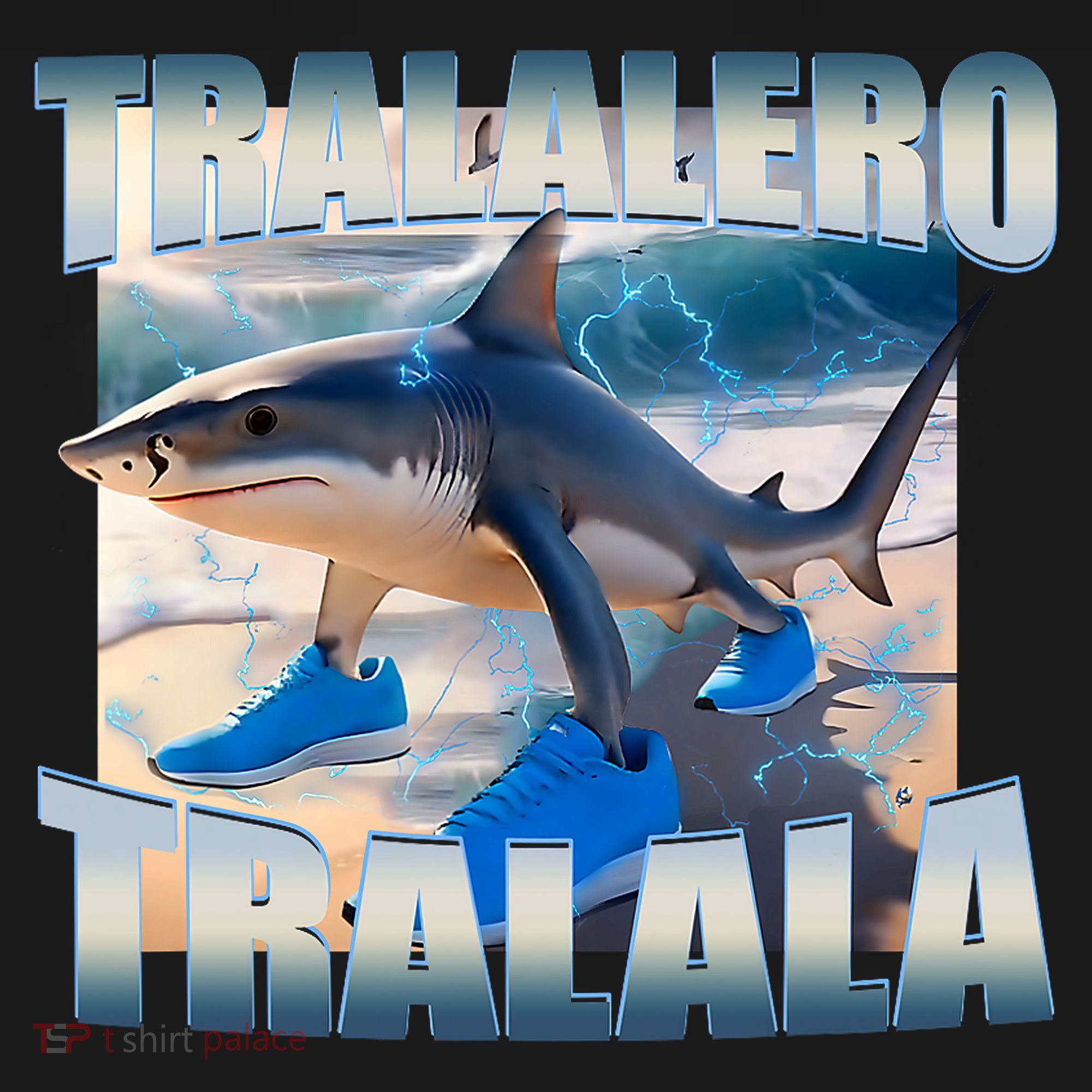 Tralalero Tralala Bootleg Brainrot Italian Brainrot Meme  Women's Hoodie