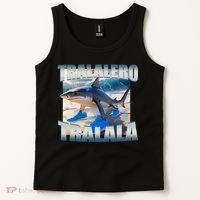 Tralalero Tralala Bootleg Brainrot Italian Brainrot Meme  Tank Top thumb 2