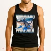 Tralalero Tralala Bootleg Brainrot Italian Brainrot Meme  Tank Top thumb 3