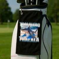 Tralalero Tralala Bootleg Brainrot Italian Brainrot Meme  Golf Towel thumb 2