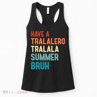 Tralalero Tralala Brainrot Teacher Last Day Of School Women's Tank Top thumb 0