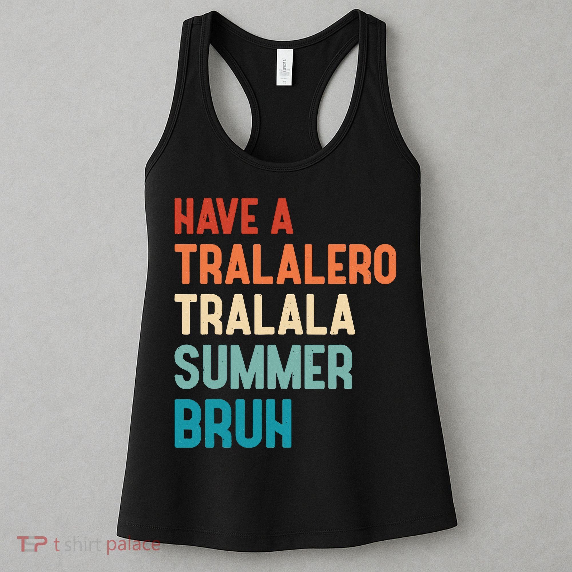 Tralalero Tralala Brainrot Teacher Last Day Of School Women's Tank Top