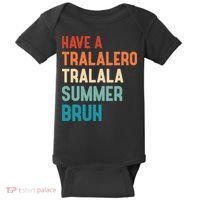 Tralalero Tralala Brainrot Teacher Last Day Of School Baby Bodysuit thumb 0