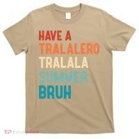Tralalero Tralala Brainrot Teacher Last Day Of School T-Shirt thumb 0