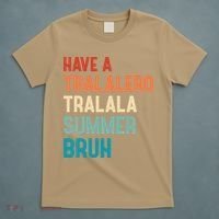 Tralalero Tralala Brainrot Teacher Last Day Of School T-Shirt thumb 5