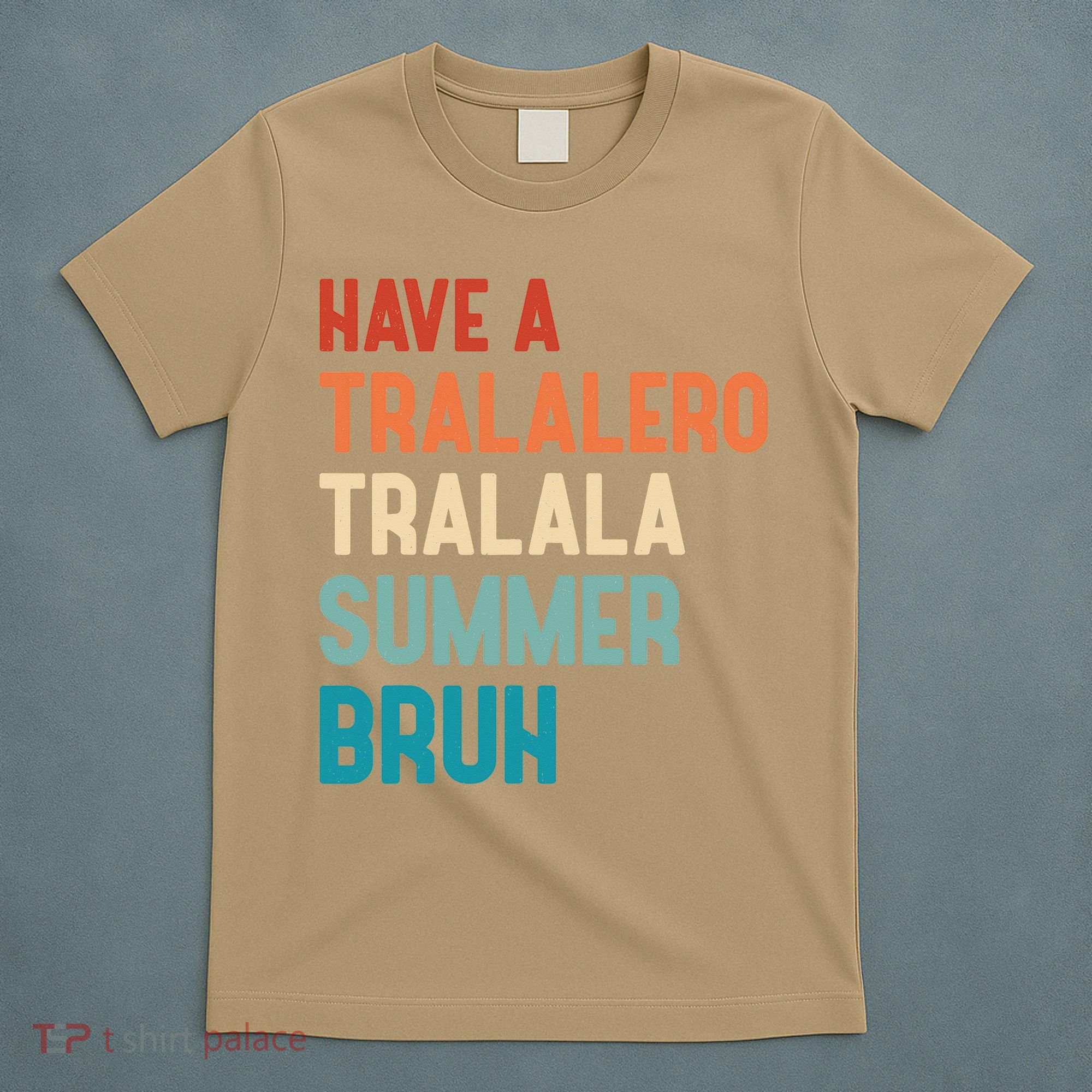 Tralalero Tralala Brainrot Teacher Last Day Of School T-Shirt