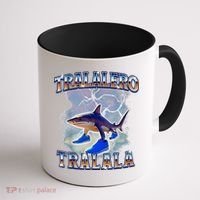 Tralalero Tralala Bootleg Brainrot Italian Brainrot Meme Coffee Mug thumb 1