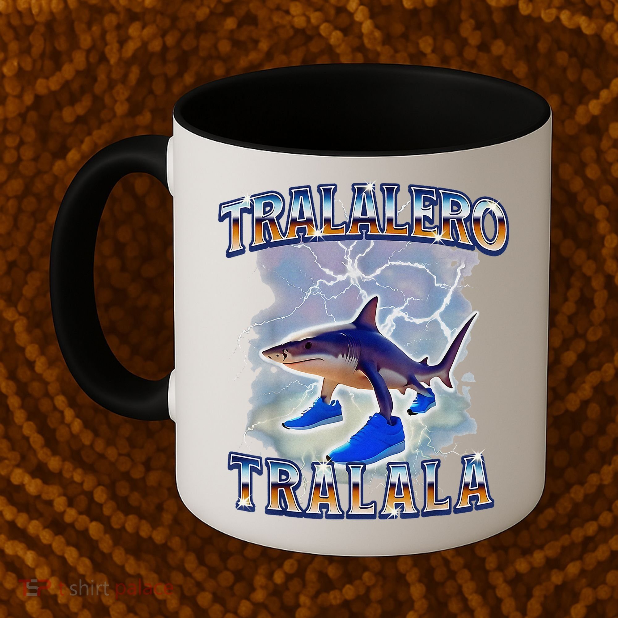 Tralalero Tralala Bootleg Brainrot Italian Brainrot Meme Coffee Mug