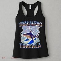 Tralalero Tralala Bootleg Brainrot Italian Brainrot Meme Women's Tank Top thumb 3