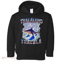Tralalero Tralala Bootleg Brainrot Italian Brainrot Meme Toddler Hoodie thumb 0