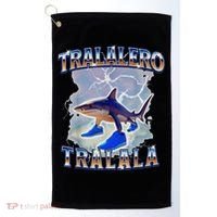 Tralalero Tralala Bootleg Brainrot Italian Brainrot Meme Golf Towel thumb 0