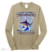 Tralalero Tralala Bootleg Brainrot Italian Brainrot Meme Long Sleeve Shirt thumb 0