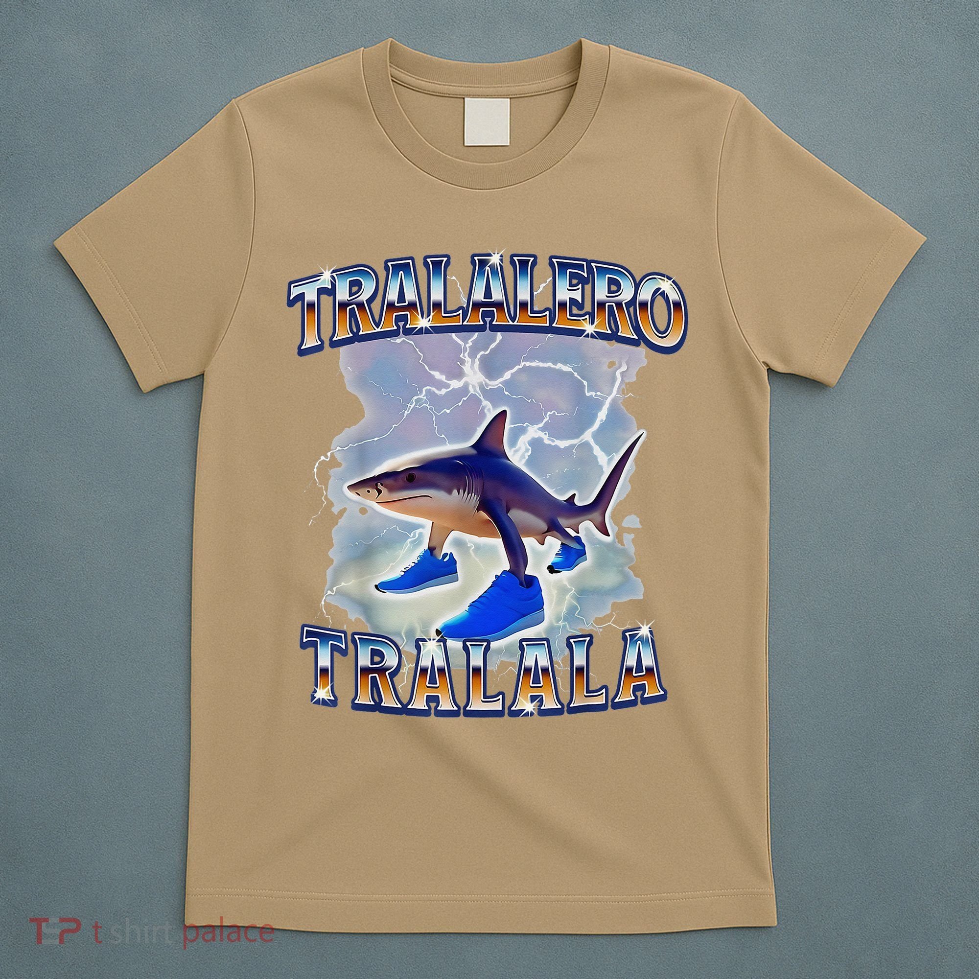 Tralalero Tralala Bootleg Brainrot Italian Brainrot Meme T-Shirt