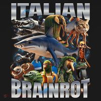 Tralalero Tralala Bombardino Crocodilo Italian Brainrot  T-Shirt thumb 7