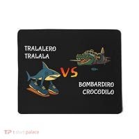 Tralalero Tralala Brainrot Meme Bombardino Crocodilo Italian  Mousepad thumb 0