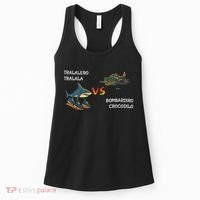 Tralalero Tralala Brainrot Meme Bombardino Crocodilo Italian  Women's Tank Top thumb 0