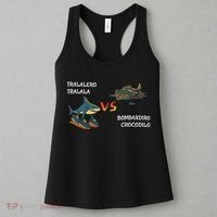 Tralalero Tralala Brainrot Meme Bombardino Crocodilo Italian  Women's Tank Top thumb 3