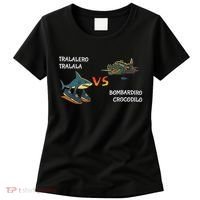 Tralalero Tralala Brainrot Meme Bombardino Crocodilo Italian  Women's T-Shirt thumb 0