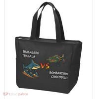 Tralalero Tralala Brainrot Meme Bombardino Crocodilo Italian  Tote Bag thumb 3