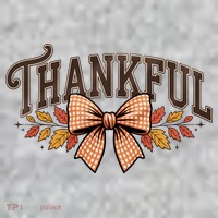Thanksgiving Thankful Bowtie The Baniff Cuffed Pom Beanie thumb 2